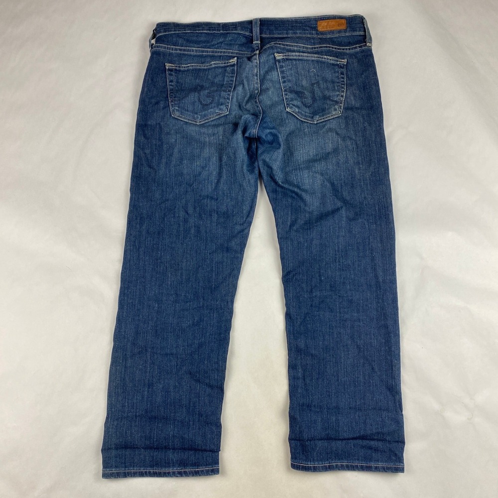 AG The Tomboy Relaxed Straight Crop Jeans Women's 28 Blue - Picture 2 of 14